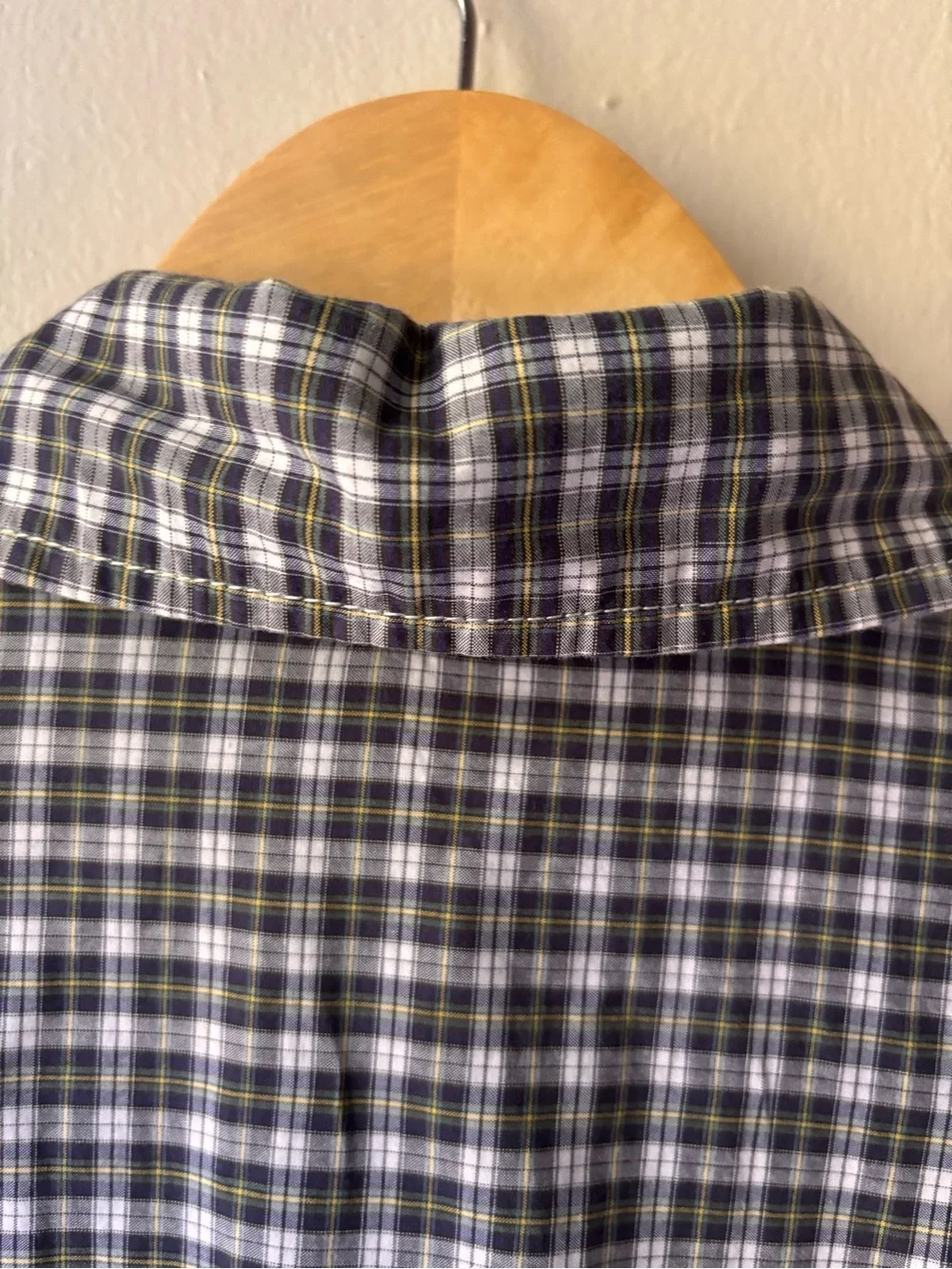 Polo Ralph Lauren Plaid Zip Up Car Bomber Jacket Navy